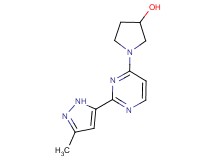 1-[2-(3-methyl-1H-pyrazol-5-yl)pyrimidin-4-yl]pyrrolidin-3-ol