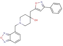 1-(2,1,3-benzoxadiazol-4-ylmethyl)-4-[(3-phenyl-5-isoxazolyl)methyl]-4-piperidinol