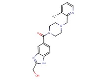 [5-({4-[(3-methyl-2-pyridinyl)methyl]-1-piperazinyl}carbonyl)-1H-benzimidazol-2-yl]methanol