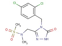 N-{[4-(2,4-dichlorobenzyl)-5-oxo-4,5-dihydro-1H-1,2,4-triazol-3-yl]methyl}-N-methylmethanesulfonamide