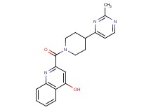 2-{[4-(2-methyl-4-pyrimidinyl)-1-piperidinyl]carbonyl}-4-quinolinol