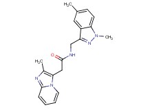 N-[(1,5-dimethyl-1H-indazol-3-yl)methyl]-2-(2-methylimidazo[1,2-a]pyridin-3-yl)acetamide