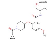 2-{[1-(cyclopropylcarbonyl)piperidin-4-yl]oxy}-N-[(1R)-2-hydroxy-1-methylethyl]-5-methoxybenzamide