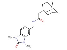 2-(1-adamantyl)-N-[(1,3-dimethyl-2-oxo-2,3-dihydro-1H-benzimidazol-5-yl)methyl]acetamide