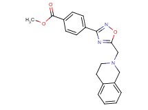 methyl 4-[5-(3,4-dihydro-2(1H)-isoquinolinylmethyl)-1,2,4-oxadiazol-3-yl]benzoate