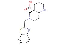 (4aS*,8aR*)-6-(1,3-benzothiazol-2-ylmethyl)octahydro-1,6-naphthyridine-4a(2H)-carboxylic acid