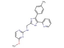 4-methoxy-N-{[4-(4-methylphenyl)-5-pyridin-2-yl-1H-imidazol-2-yl]methyl}pyrimidin-2-amine