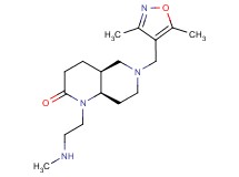 (4aS*,8aR*)-6-[(3,5-dimethylisoxazol-4-yl)methyl]-1-[2-(methylamino)ethyl]octahydro-1,6-naphthyridin-2(1H)-one