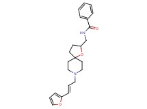 N-({8-[(2E)-3-(2-furyl)-2-propen-1-yl]-1-oxa-8-azaspiro[4.5]dec-2-yl}methyl)benzamide