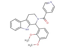 1-(2,3-dimethoxyphenyl)-2-isonicotinoyl-2,3,4,9-tetrahydro-1H-beta-carboline
