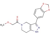3-(1,3-benzodioxol-5-yl)-5-(methoxyacetyl)-4,5,6,7-tetrahydro-1H-pyrazolo[4,3-c]pyridine