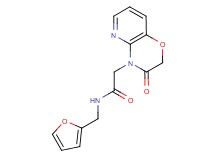 N-(2-furylmethyl)-2-(3-oxo-2,3-dihydro-4H-pyrido[3,2-b][1,4]oxazin-4-yl)acetamide
