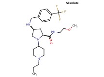 (4S)-N-(2-methoxyethyl)-1-(1-propyl-4-piperidinyl)-4-{[4-(trifluoromethyl)benzyl]amino}-L-prolinamide