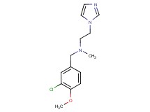 (3-chloro-4-methoxybenzyl)[2-(1H-imidazol-1-yl)ethyl]methylamine