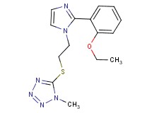 5-({2-[2-(2-ethoxyphenyl)-1H-imidazol-1-yl]ethyl}thio)-1-methyl-1H-tetrazole