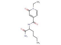 N~2~-[(1-ethyl-2-oxo-1,2-dihydropyridin-4-yl)carbonyl]norleucinamide