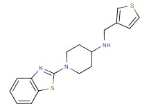 1-(1,3-benzothiazol-2-yl)-N-(3-thienylmethyl)piperidin-4-amine