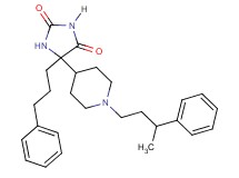 5-[1-(3-phenylbutyl)-4-piperidinyl]-5-(3-phenylpropyl)-2,4-imidazolidinedione
