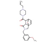 (3aR*,6S*)-7-[(4-allylpiperazin-1-yl)carbonyl]-2-(3-methoxybenzyl)-2,3,7,7a-tetrahydro-3a,6-epoxyisoindol-1(6H)-one