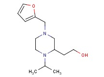 2-[4-(2-furylmethyl)-1-isopropyl-2-piperazinyl]ethanol