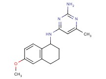 N~4~-(6-methoxy-1,2,3,4-tetrahydro-1-naphthalenyl)-6-methyl-2,4-pyrimidinediamine