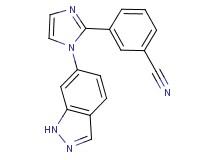 3-[1-(1H-indazol-6-yl)-1H-imidazol-2-yl]benzonitrile