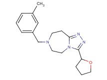 7-(3-methylbenzyl)-3-(tetrahydro-2-furanyl)-6,7,8,9-tetrahydro-5H-[1,2,4]triazolo[4,3-d][1,4]diazepine