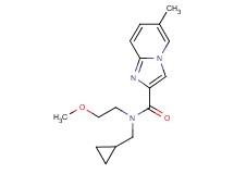 N-(cyclopropylmethyl)-N-(2-methoxyethyl)-6-methylimidazo[1,2-a]pyridine-2-carboxamide