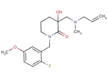 3-{[allyl(methyl)amino]methyl}-1-(2-fluoro-5-methoxybenzyl)-3-hydroxypiperidin-2-one