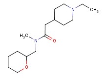2-(1-ethylpiperidin-4-yl)-N-methyl-N-(tetrahydro-2H-pyran-2-ylmethyl)acetamide