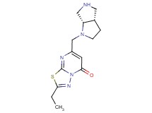 2-ethyl-7-[rel-(3aS,6aS)-hexahydropyrrolo[3,4-b]pyrrol-1(2H)-ylmethyl]-5H-[1,3,4]thiadiazolo[3,2-a]pyrimidin-5-one dihydrochloride
