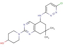 1-{5-[(6-chloropyridazin-3-yl)amino]-7,7-dimethyl-5,6,7,8-tetrahydroquinazolin-2-yl}piperidin-4-ol