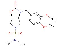 (3aS*,6aR*)-3-(3,4-dimethoxybenzyl)-N,N-dimethyl-2-oxohexahydro-5H-pyrrolo[3,4-d][1,3]oxazole-5-sulfonamide