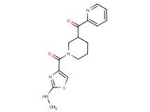 (1-{[2-(methylamino)-1,3-thiazol-4-yl]carbonyl}piperidin-3-yl)(pyridin-2-yl)methanone