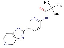 2,2-dimethyl-N-[5-(4,5,6,7-tetrahydro-1H-imidazo[4,5-c]pyridin-2-yl)pyridin-2-yl]propanamide