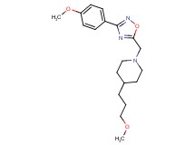 1-{[3-(4-methoxyphenyl)-1,2,4-oxadiazol-5-yl]methyl}-4-(3-methoxypropyl)piperidine