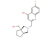 6-fluoro-2-{[(3aS*,6aS*)-3a-(hydroxymethyl)hexahydrocyclopenta[c]pyrrol-2(1H)-yl]methyl}quinolin-4-ol