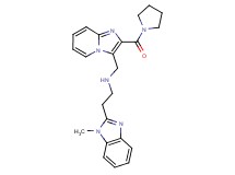 2-(1-methyl-1H-benzimidazol-2-yl)-N-{[2-(1-pyrrolidinylcarbonyl)imidazo[1,2-a]pyridin-3-yl]methyl}ethanamine