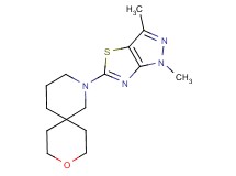 2-(1,3-dimethyl-1H-pyrazolo[3,4-d][1,3]thiazol-5-yl)-9-oxa-2-azaspiro[5.5]undecane