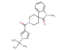 1'-[(1-tert-butyl-1H-pyrrol-3-yl)carbonyl]-1-methylspiro[indole-3,4'-piperidin]-2(1H)-one