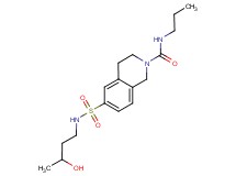 6-{[(3-hydroxybutyl)amino]sulfonyl}-N-propyl-3,4-dihydroisoquinoline-2(1H)-carboxamide