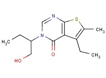 5-ethyl-3-[1-(hydroxymethyl)propyl]-6-methylthieno[2,3-d]pyrimidin-4(3H)-one