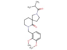 7-(2,3-dimethoxybenzyl)-2-isobutyryl-2,7-diazaspiro[4.5]decan-6-one