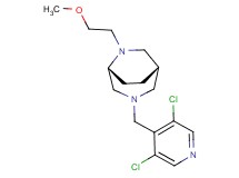 (1S*,5R*)-3-[(3,5-dichloropyridin-4-yl)methyl]-6-(2-methoxyethyl)-3,6-diazabicyclo[3.2.2]nonane