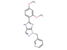 5-(2,4-dimethoxyphenyl)-1-(pyridin-3-ylmethyl)-1,4-dihydroimidazo[4,5-c]pyrazole