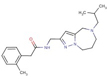 N-[(5-isobutyl-5,6,7,8-tetrahydro-4H-pyrazolo[1,5-a][1,4]diazepin-2-yl)methyl]-2-(2-methylphenyl)acetamide