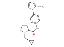 1-(cyclopropylmethyl)-N-[4-(2-methyl-1H-imidazol-1-yl)phenyl]prolinamide