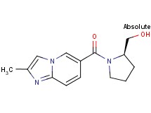 {(2R)-1-[(2-methylimidazo[1,2-a]pyridin-6-yl)carbonyl]pyrrolidin-2-yl}methanol