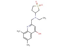 2-{[(1,1-dioxidotetrahydro-3-thienyl)(ethyl)amino]methyl}-6,8-dimethyl-4-quinolinol