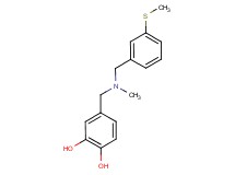 4-({methyl[3-(methylthio)benzyl]amino}methyl)benzene-1,2-diol